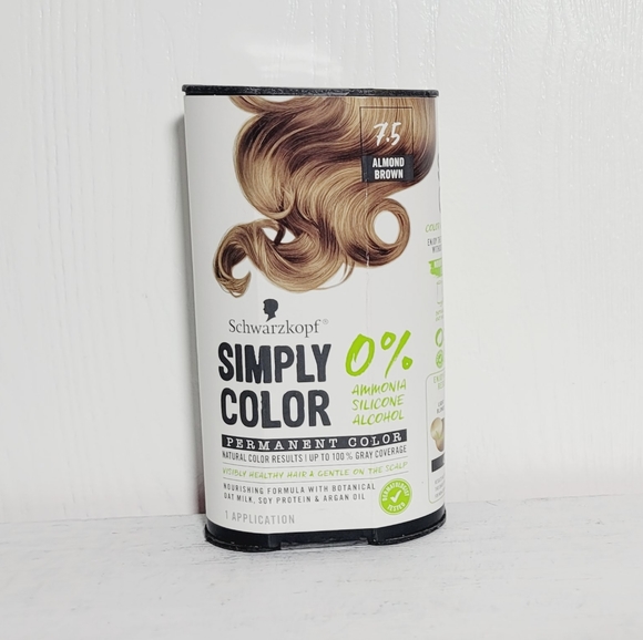 Schwarzkopf Simply Color Permanent Color 7.5 Almond Brown - Picture 1 of 5